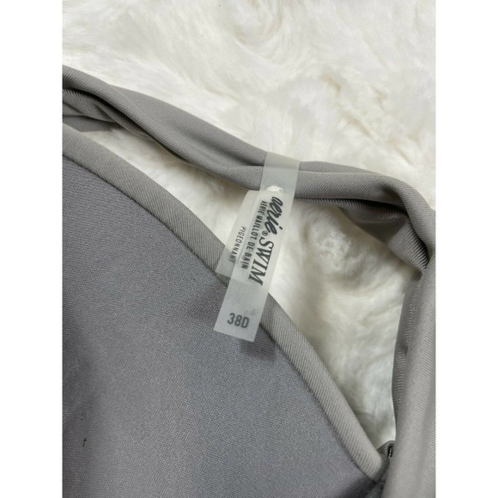 Aerie Swim top‎ grey size 38D front closure - Picture 4 of 5